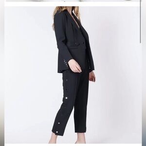 Veronica Beard
Irving Straight-Leg Snap High-Waist Pants